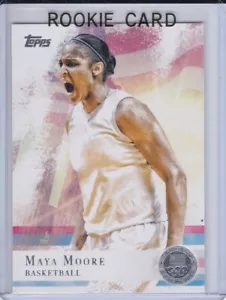 MAYA MOORE ROOKIE CARD 2012 Topps Basketball Team USA Olympics SILVER VERSION - Picture 1 of 2