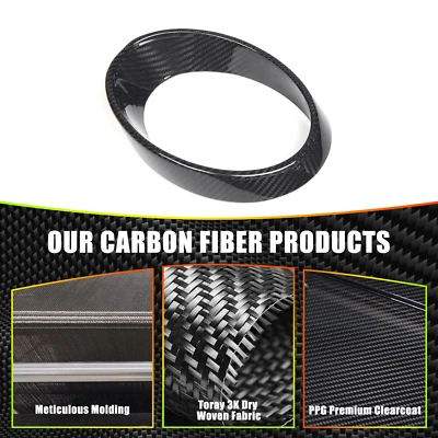 For Ferrari 458/488 11-16 Dry Carbon Fiber Central Console Instrument Panel Trim - Image 1 of 4