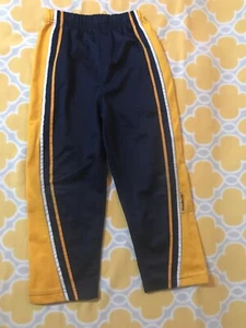Long pants, size 5, boys, girls, blue, gold, Superman, athletic, elastic, used - Picture 1 of 6