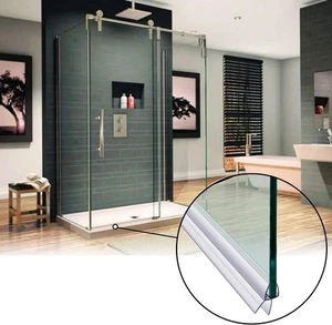 Bath Shower Strip Seal for Screens or Doors fits 4-6mm Glass Seals Gaps to 20mm. - Picture 1 of 9