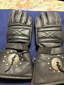 Guantes de cuero para moto forrados talla mediana F 4 - Imagen 1 de 8