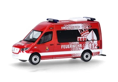 HERPA, MERCEDES BENZ Sprinter Vigili del fuoco di Essen, 1/87,  HER098243 - Immagine 1 di 4
