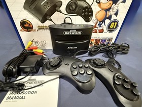 SEGA GENESIS AtGames Classic Game Console 81 Games W/ 2 Controllers TESTED