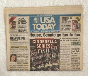 USA Today Cincinnati Reds 1990 World Series Full Original Newspaper Baseball MLB - Bild 1 von 3