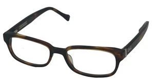 Lucky Brand Mens Ophthalmic Eyeglass Rectangle Brown Plastic D502. 50mm - Picture 1 of 13