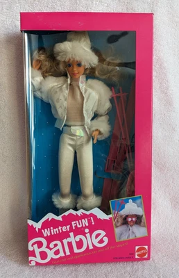 Muñeca Barbie Winter Fun 1990 Mattel #5949 Foto 1 de 4