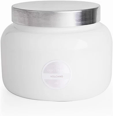 Capri 蓝色火山香味蜡烛 - 豪华玻璃罐蜡烛适用于家庭香味带 — 第 1/4 张图片