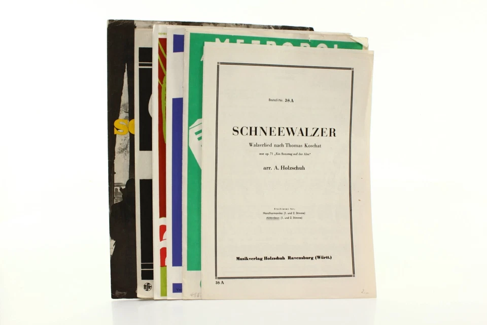 Accordion sheet music books - Image 1 of 4