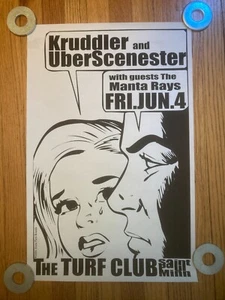 Krudler UberScenester Show Poster 1999 Turf Club Minnesota - Bild 1 von 1