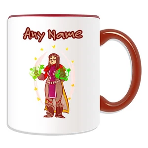 Personalised Gift Dwarf Priest Mug Money Box Cup World Warcraft WOW Alliance RPG - Picture 1 of 20