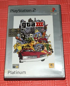 Grand Theft Auto Gta 3 Platinum Konsolenspiel Sony Playstation 2 Ita - Bild 1 von 5