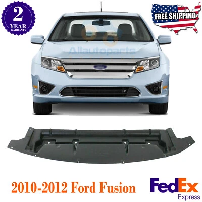 Front Lower Valance Air Deflector Plastic For 2010-2012 Ford Fusion - Image 1 of 4