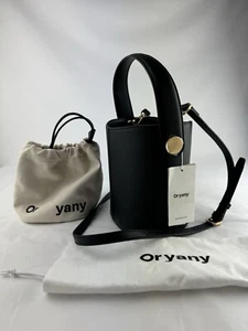 Oryany Black Leather Ali Bucket Bag NWT - Picture 1 of 13