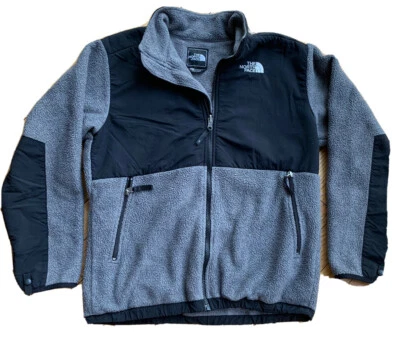 The North Face Boys DENALI Jacket Gray Fleece Full Zip XL 18-20 - Image 1 of 4
