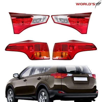 Luces traseras exteriores+interiores izquierda+derecha aptas para Toyota RAV4 2013 2014 2015 Foto 1 de 4
