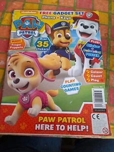 Paw Patrol Comic Issue No 40 No Free Gift Stickers Used But Games And Puzzles... - Picture 1 of 5