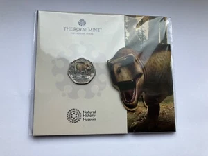 2024 TYRANNOSAURUS COLOUR FIFTY 50 PENCE PACK BU UNC - Picture 1 of 3