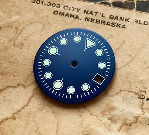 C5 Lume Deep Blue Tuna Diver's Watch Dial Seiko 7S26 NH35 Movement 2 Positions - Picture 1 of 6
