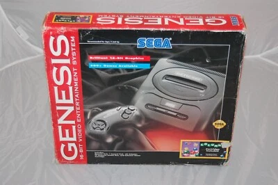 SEGA Genesis Model 2 MK-1631a Console, Controllers and 1 Game Tested Columns - Image 1 of 4