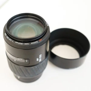 Minolta AF 100-300mm f/4.5-5.6 Telephoto Zoom Camera Lens Sony Alpha A Mount - Picture 1 of 4