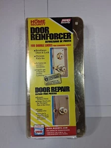 Refuerzo de puerta para cerraduras dobles - Acabado latón pulido - Imagen 1 de 3