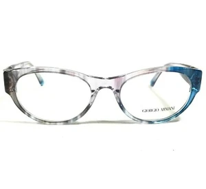 Giorgio Armani Eyeglasses Frames AR7022-H 5245 Clear Blue Purple 52-19-140 - Picture 1 of 9