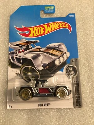 2017 Hot Wheels #273 Super Chromes 4/10 BULL WHIP Chrome w/Olive Wheels B29 - Image 1 of 4