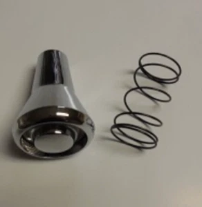 NUEVO KIT DE PERILLA DE CAMBIO DE AIRE ACONDICIONADO CROMADO CONSOLA PLYMOUTH DODGE 1966-9 DODGE - Imagen 1 de 2