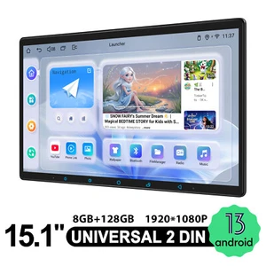 Radio JOYING Inalámbrica CarPlay Doble DIN 15.1 Pulgadas Pantalla IPS Bluetooth WiFi FM - Imagen 1 de 16