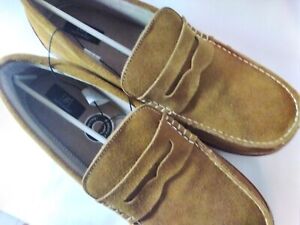 Clearance  Size 13-14 Final GEORGE New mens Suede Penny Loafers 