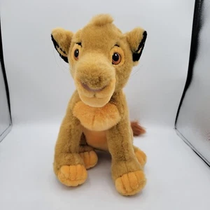 Disney Store The Lion King YOUNG SIMBA 13” Inch Plush Stuffed Animal Toy - Picture 1 of 7