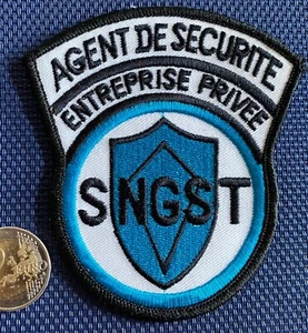 ECUSSON PATCH AGENT DE SECURITE ENTREPRISE PRIVÉE SNGST (ECU 42) - Picture 1 of 3