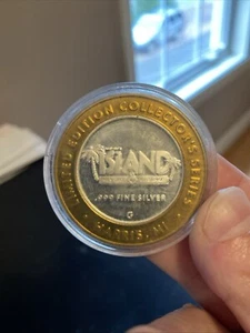 Island Casino Resort Harris Mi $10 Coin .999 Silver Limited Edition Silver Coin - Picture 1 of 2