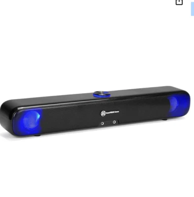 GOgroove Computer Speaker LED Sound Bar - SonaVERSE Sense USB Powered - Image 1 of 4