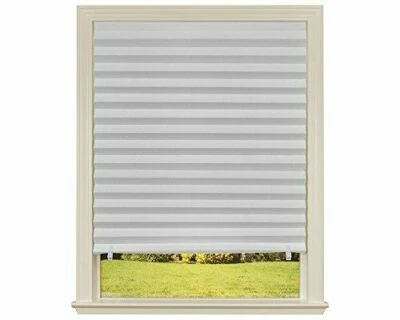 Original Light Filtering Pleated Paper Shade White, 36” x 72”, 6-Pack - Image 1 of 4
