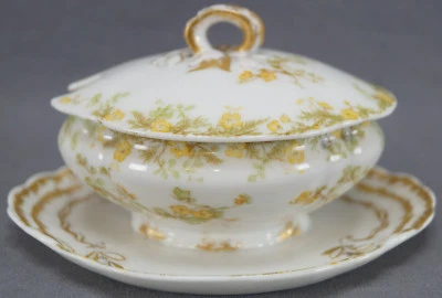 Rare Haviland Limoges J Mc D & S Co Boston The Venetia Pattern Sauce Tureen - Image 1 of 4