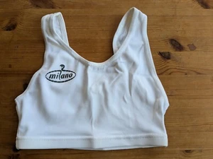 Milano White Crop Top Size 30" - Picture 1 of 3