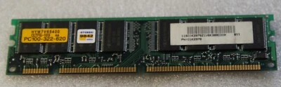 32 MB SD-RAM 168-pin Hyundai HYM7V65400  CLTFG 10S PC-100 332 620 non-ECC CL2 - Image 1 of 4