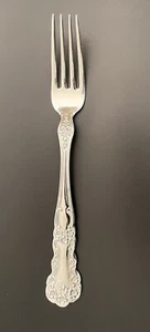 Vajilla de plata inoxidable Gorham con flor brillante 18/10 tenedor de cena - Imagen 1 de 3