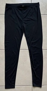 Leggings Donna 32 Gradi Calore Grande Nero Base Strato Sottile - Foto 1 di 10
