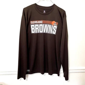 Cleveland Browns Langarm 2X Shirt Combine Authentic NFL Football Brownies - Bild 1 von 5