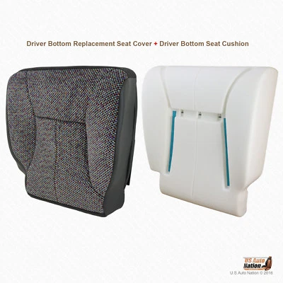 Cubierta inferior de tela y espuma gris oscuro para Dodge Ram 2500 1998 1999 2000 para conductor Foto 1 de 4