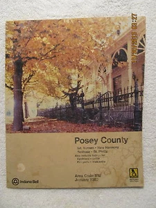 1982 Posey County IN Telephone Book Mt. Vernon New Harmony Solitude St. Philip - Picture 1 of 3