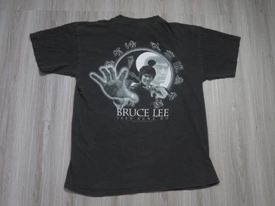 Camisa Bruce Lee 1998 De Colección Para Hombres Grande Negra Jeet Kune Do Película Años 90 TULTEX Foto 1 de 4