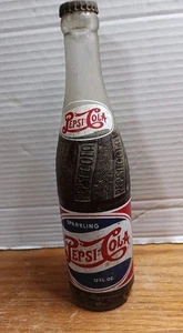 Volle 12 Oz. 1940’s RWB Pepsi Cola Sodaflasche, Des Moines, IA - Bild 1 von 9