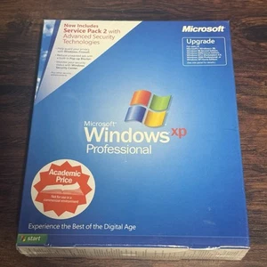 Microsoft Windows XP Professional Upgrade SP2 Big Box Brand New & Sealed - Picture 1 of 11