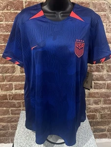 NWT Nike USWNT ‘23 Away Jersey Women Size XXL Slim Fit Blu Camouflage $95 Retail - Picture 1 of 10