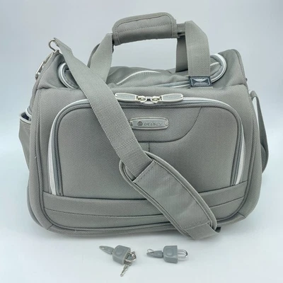 DELSEY Gris Bolso de Mano de Viaje Correa para el Hombro Llaves de Bloqueo 15x13 Equipaje para Pasar la Noche Foto 1 de 4