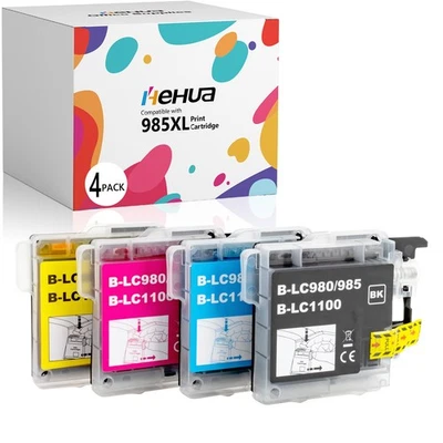 Patronen für Brother LC-985 XL DCP-J125 DCP-J140W DCP-J315W DCP-J515W MFC-J220 - Bild 1 von 4
