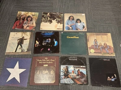 Crosby Stills Nash & Young 11 LP Vinyl Lot Read For Titles Foto 1 de 4